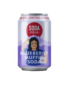 Soda Folk - Blueberry Soda - 24 x 330ml