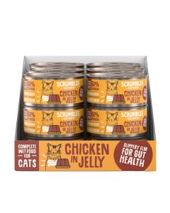 Scrumbles - Wet Cat Jelly (Chicken) - 18 x 80g