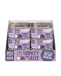 Scrumbles - Wet Cat Jelly (Turkey) - 18 x 80g