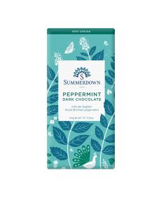 Summerdown - Peppermint Dark Chocolate Bar  - 12 x 100g