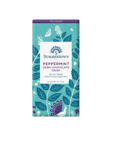 Summerdown - Peppermint Dark Chocolate Crisp Bar  - 12 x 100g