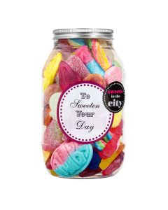 Sweets in the City - Vegan To Sweeten Your Day Gift Jar - 10 x 450g