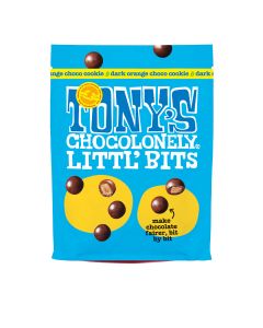 Tony's Chocolonely - Dark Chocolate Orange Flavoured Cocoa Biscuit Bits Mix - 8 x 100g