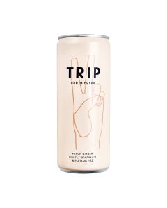 TRIP - CBD Infused Peach Ginger Drink - 12 x 250ml