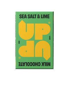 UP-UP - Sea Salt & Lime Milk Chocolate Bar - 15 x 130g