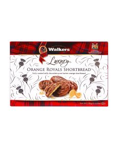 Walkers Shortbread - Milk Chocolate Orange Royals Shortbread - 12 x 150g