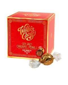 Willie's Cacao - Sea Salt Caramel Black Pearls - 6 x 150g