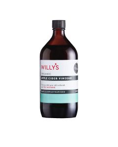 Willys ACV - Organic Apple Cider Vinegar with 'The Mother' - 6 x 1L