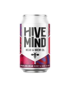 Hive Mind - Sour Cherry Sparkling Mead 3.4% Abv - 12 x 330ml