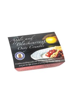 Buxton Pudding Company - Apple & Blackcurrant Oaty Crumble   - 8 x 250g (Min 14 DSL)