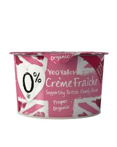 Yeo Valley - Crème Fraiche 0% Fat - 6 x 200g (Min 12 DSL)