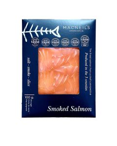 Macneil's Smokehouse  - Smoked Salmon - 6 x 100g (Min 16 DSL)