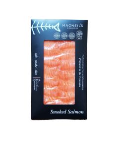 Macneil's Smokehouse  - Smoked Salmon - 3 x 200g (Min 16 DSL)