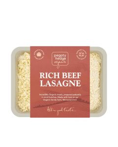 Pegoty Hedge - Organic Beef Lasagne - 6 x 400g (Min 7 DSL)