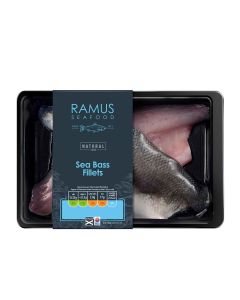 Ramus Fresh - Seabass Fillets  - 4 x 180g (Min 4 DSL)