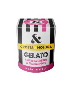 Crosta & Mollica - Amarena Cherry & Mascarpone Gelato - 6 x 450ml