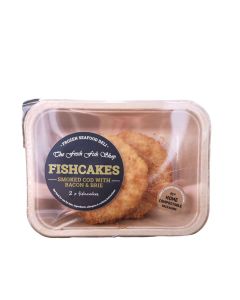 The Fresh Fish Shop - Smoked Cod, Bacon & Brie Fishcakes - 6 x 230g