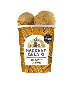 Hackney Gelato - Sea Salted Caramel Gelato - 6 x 460ml