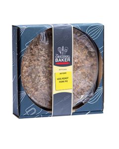 The Original Baker - Retail Packed Hog Roast Medium Pork Pie  - 12 x 550g