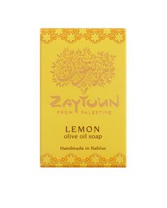 Zaytoun - Lemon Olive Oil Soap - 12 x 100g