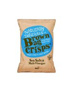 Brown Bag Crisps - Sea Salt & Malt Vinegar Crisps - 20 x 40g